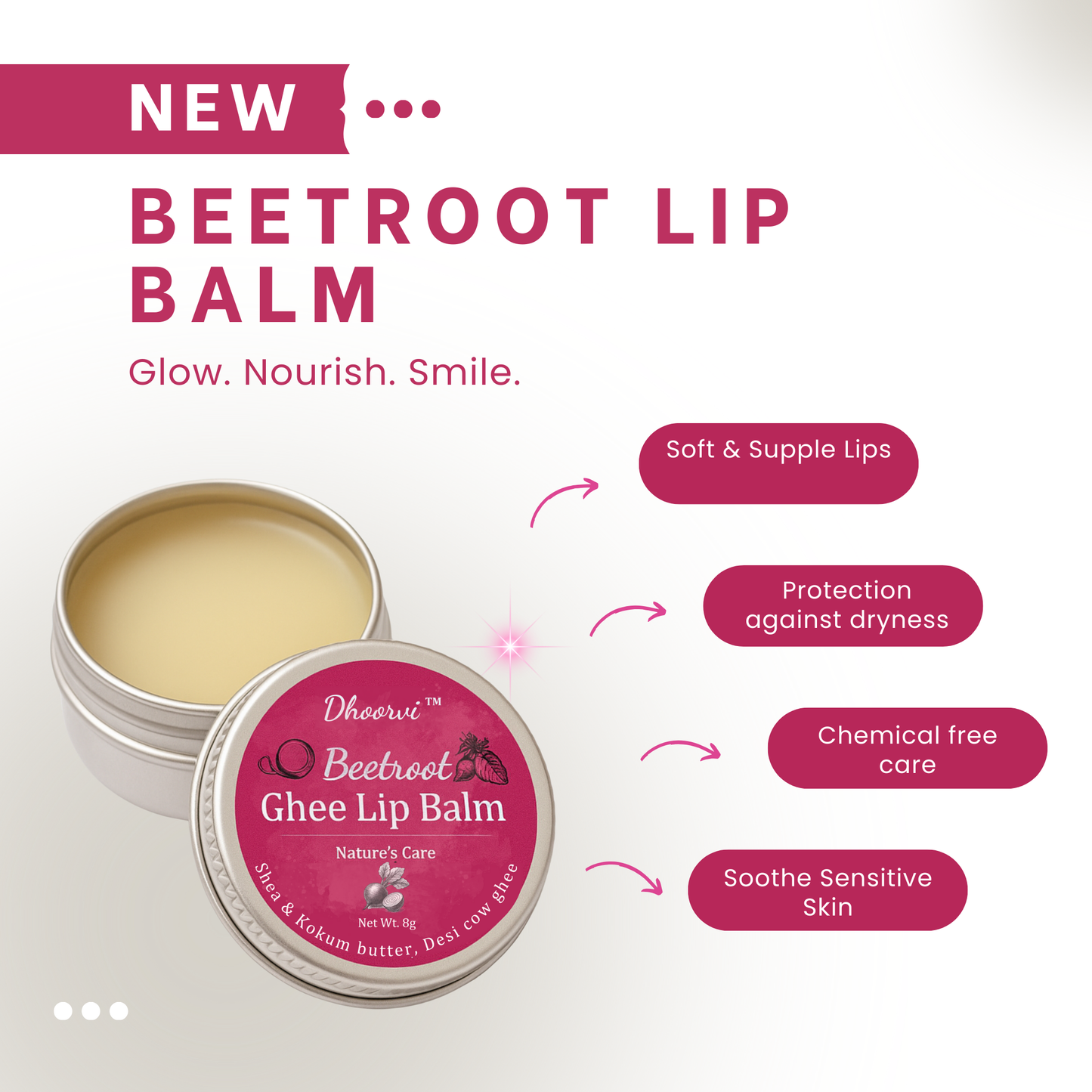 Beetroot Crush Lip Balm